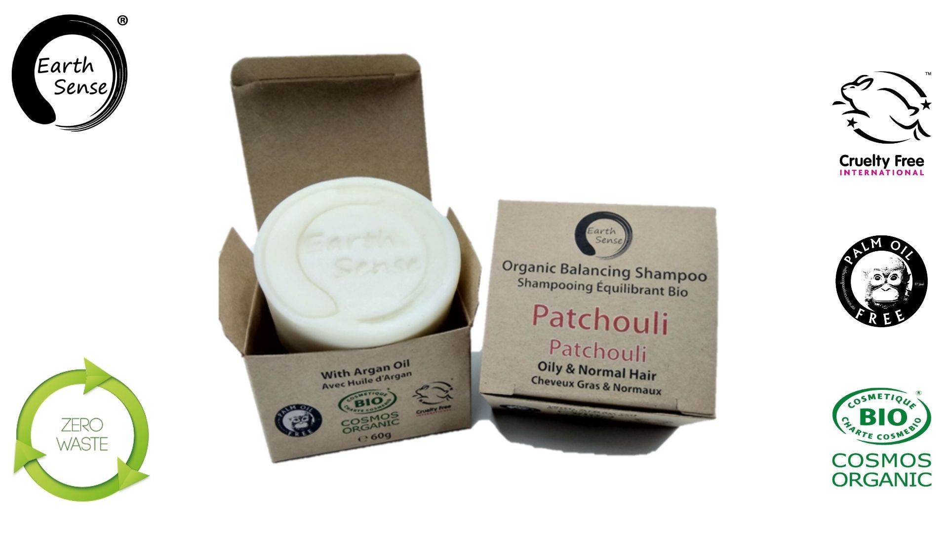 Earth Sense Shampoo-pala Patchouli 60g