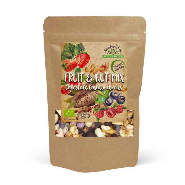 Hedelmä- & Pähkinäsekoitus Suklaa Cashew Metsämarjat LUOMU 500g