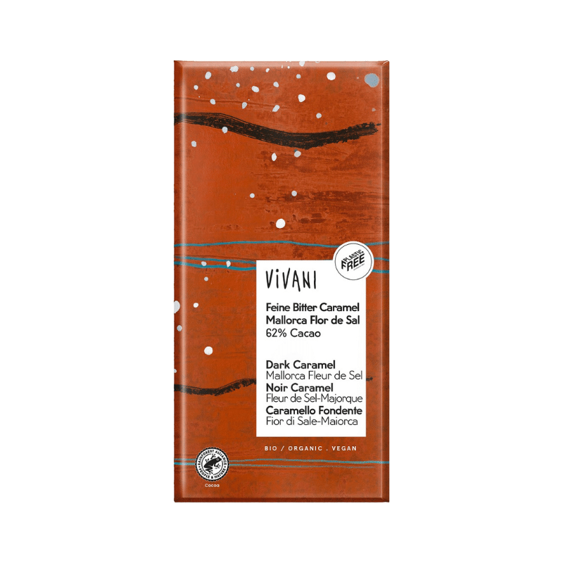 Vivani Suklaa Karamelli & Mallorca Fleur de Sel 80g